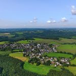 Luftbild vom Höhendorf Rüggeberg
