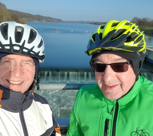 Unsere erste Radtour Januar 2018 an der Ruhr
